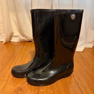 UGG Black Rain Boots